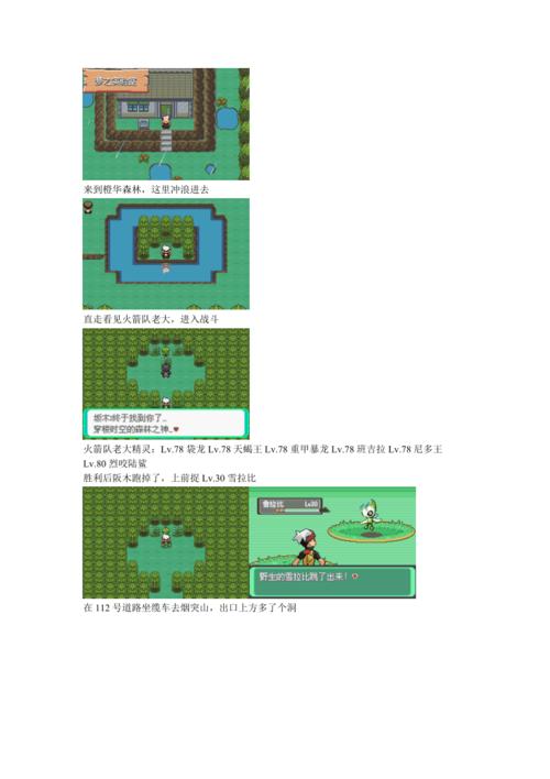 口袋妖怪汉化版攻略图文大全(口袋妖怪y汉化攻略)