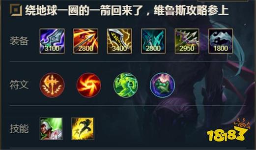 lol维鲁斯ap出装怎么玩 lol维鲁斯ap出装攻略 lol维鲁斯ap出装怎么玩 lol维鲁斯ap出装攻略