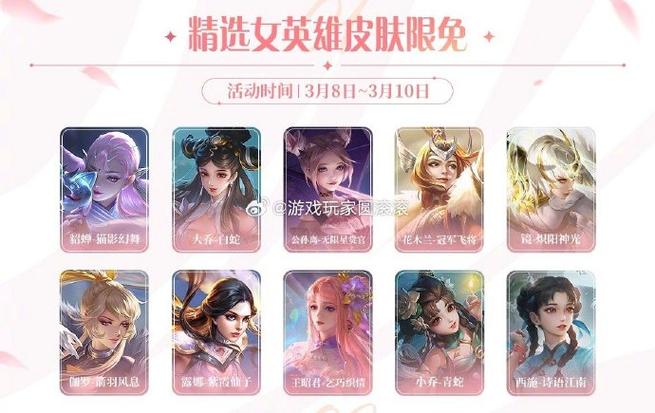 王者荣耀女神节  王者荣耀女神节活动攻略
