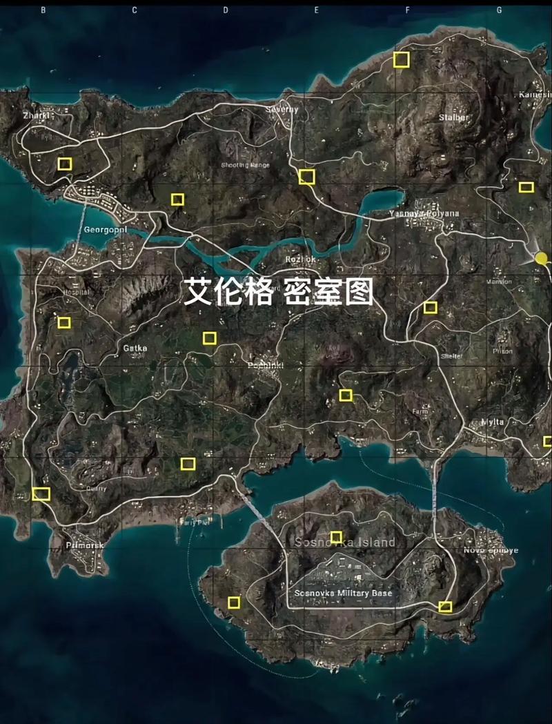 绝地求生地图攻略(绝地求生地方攻略) 绝地求生地图攻略(绝地求生地方攻略)